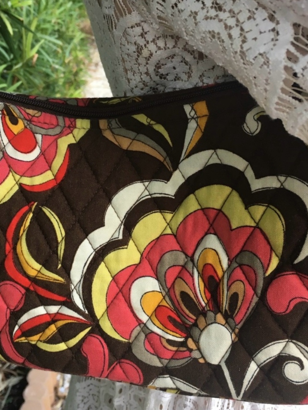 Vera Bradley Quilted Floral PUCCINI pattern Shoulder Bag - Picture 6 of 8